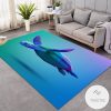 3D Digital Geometric Tortoise Rug Living Room Carpet