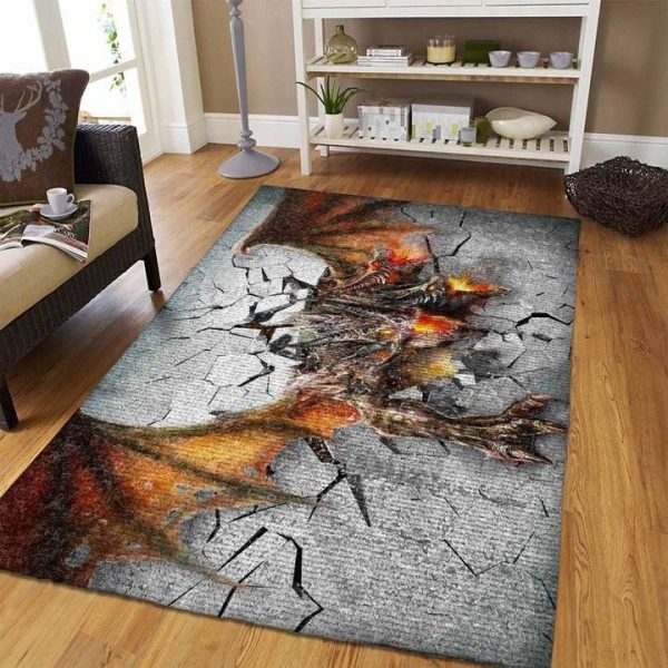 3D Dinosaur Area Rug / Animal Print Floor Hf50545 Rug Carpet