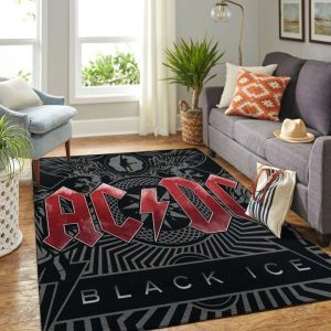 Acdc Hard Rock Band Rug Room Carpet Home Decor