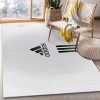 Adidas Area Rug For Christmas Fashion Brand Rug Living Room Rug Family Gift Us Decor