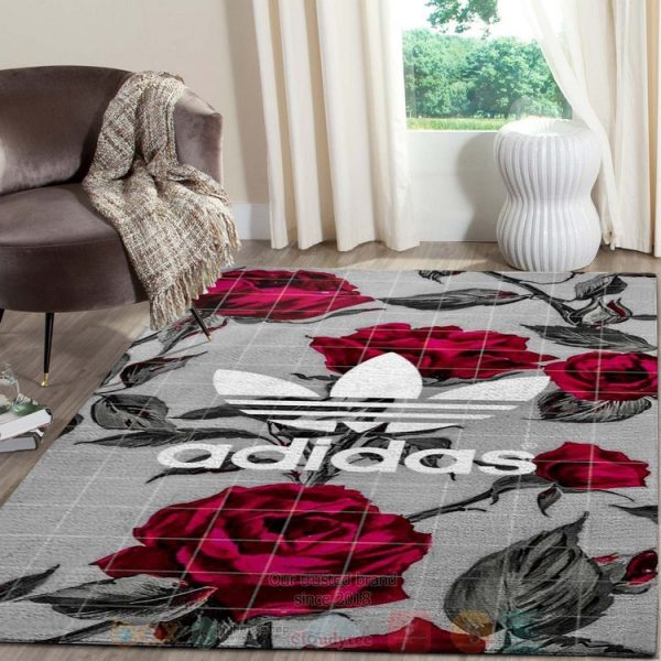 Adidas Original Rose Grey Inspired Rug