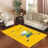 Adventure Time Bro Hug Living Room Carpet Rugs