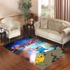 Adventure Time Jake The Dog And Finn The Human In Galaxy Nebula Living Room Carpet Rugs