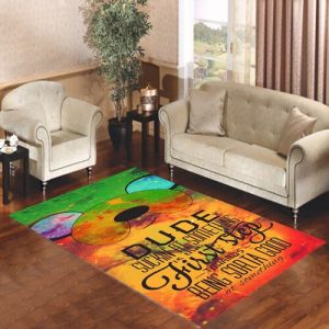 Adventure Time Jake The Dog Quote Galaxy Nebula Living Room Carpet Rugs