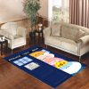 Adventurre Time Character Dr Who Tardis Living Room Carpet Rugs