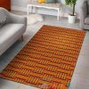 African Seamless Pattern Kente Tribal Rug Carpet