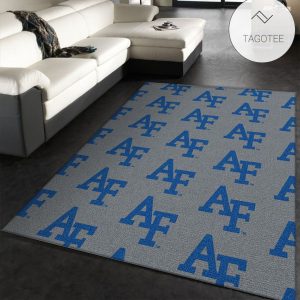 Air Force University Repeating Logo Rug Ncaa Area Rug Carpet Bedroom Rug Christmas Gift Us Decor