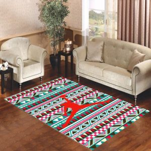 Air Jordan Aztec Pattern Living Room Carpet Rugs