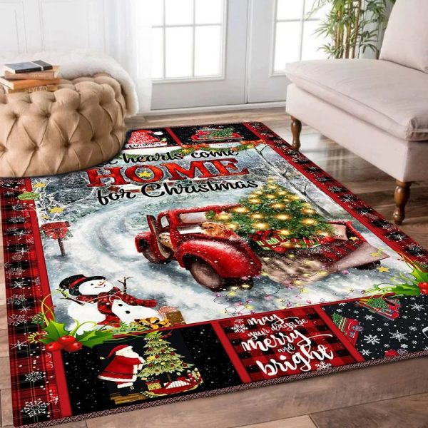 All Hearts Come Home For Christmas Rug