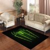 Amazing Spiderman Logo Green Living Room Carpet Rugs