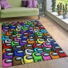 Among Us 3 Gaming Area Rug Bedroom Rug Floor Decor Home Decor