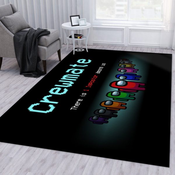 Among Us Ver3 Gaming Area Rug Bedroom Rug Christmas Gift Us Decor