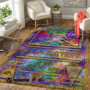 Anime Pokemon Ancient Mew Holo Rug