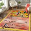 Anime Pokemon Charizard Evolutions Rug