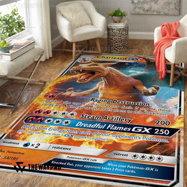 Anime Pokemon Charizard Gx Rug