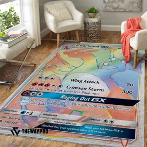 Anime Pokemon Charizard-Gx Rug