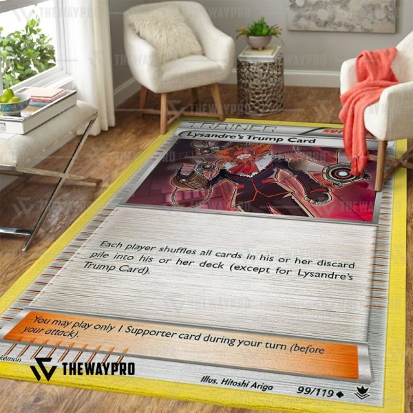 Anime Pokemon Lysandre’S Trump Card Phantom Forces Rug