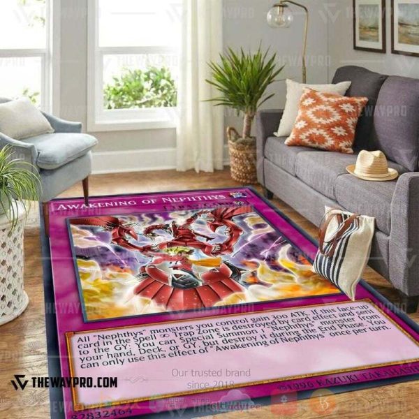 Anime Ygo Awakening Of Nephthys Custom Rug