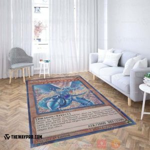 Anime Ygo Blue Eyes Shining Dragon Custom Rug