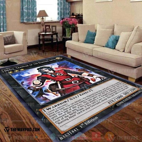 Anime Ygo Dante Traveler Of The Burning Abyss Custom Rug