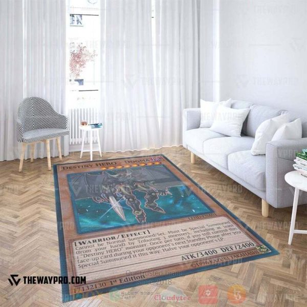 Anime Ygo Destiny Hero Dogma Custom Rug