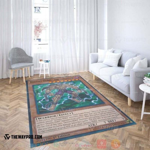 Anime Ygo Destiny Hero Dreadmaster Custom Rug