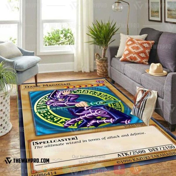 Anime Ygo Duel Links Cards Dark Magician Custom Rug