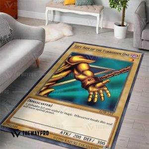 Anime Ygo Exodia Left Arm Of The Forbidden One Carpet Rug