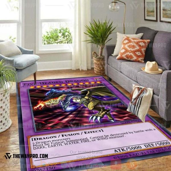 Anime Ygo Five Headed Dragon Custom Rug