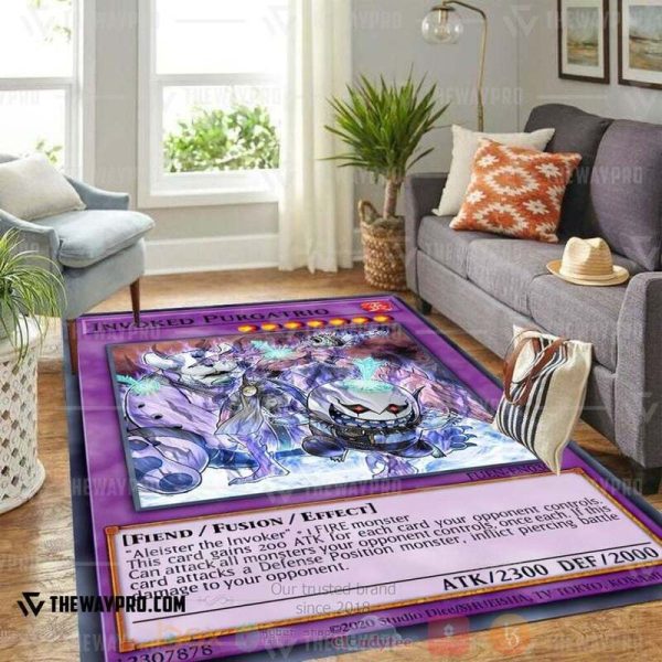 Anime Ygo Invoked Purgatrio Custom Rug