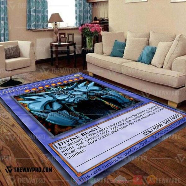 Anime Ygo Obelisk The Tormentor Custom Rug