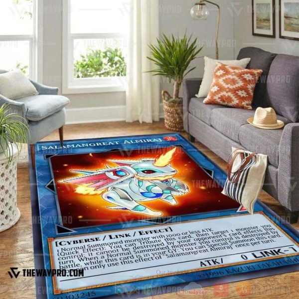 Anime Ygo Salamangreat Almiraj Custom Rug