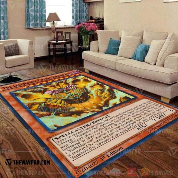 Anime Ygo The Legendary Toon Exodia Custom Rug