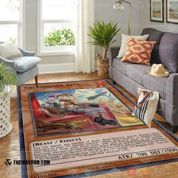 Anime Ygo Tri-Brigade Kitt Custom Rug