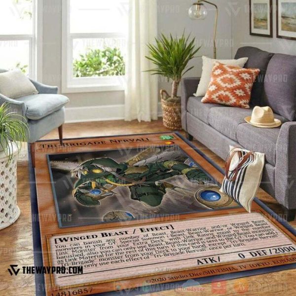 Anime Ygo Tri-Brigade Nervall Custom Rug