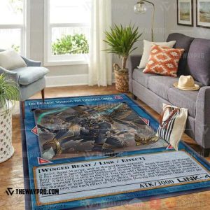 Anime Ygo Tri-Brigade Shuraig The Ominous Omen Custom Rug