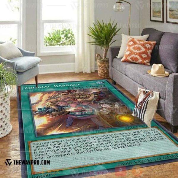 Anime Ygo Zoodiac Barrage Custom Rug