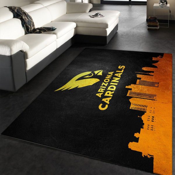 Arizona Cardinals Skyline Nfl Area Rug