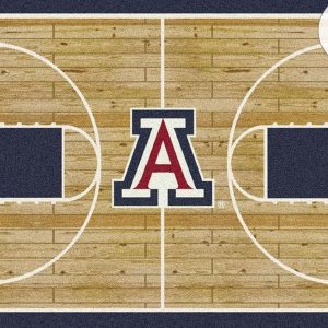 Arizona Wildcats Basketball Court Rug