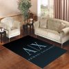 Armani Exchange Logo Living Room Carpet Rugs