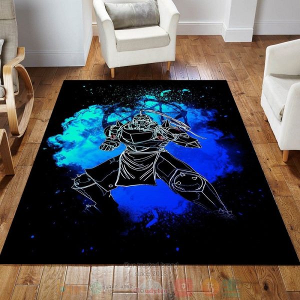 Armored Alchemist Soul Manga Hero Area Rugs