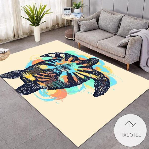 Artistic Tortoise Rug Living Room Carpet