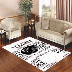 Atlanta Falcons-Blast Living Room Carpet Rugs