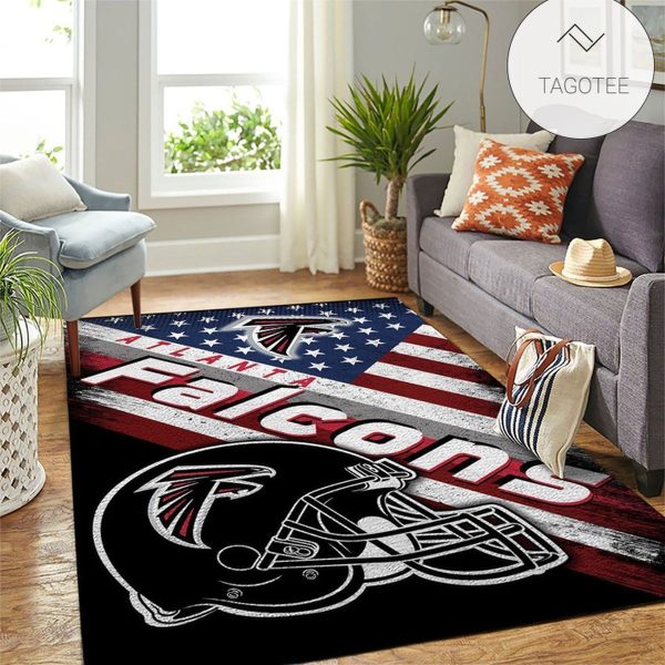 Atlanta Falcons Nfl Team Logo American Style Nice Gift Home Decor Rectangle Area Rug