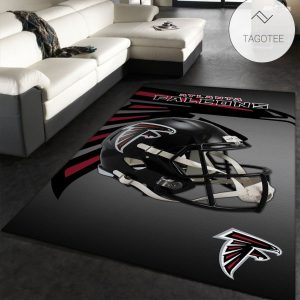 Atlanta Falcons Nfl Team Logo Helmet Rug Room Carpet Custom Area Floor Home Decor