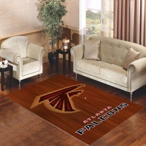 Atlanta Falcons Woods Living Room Carpet Rugs