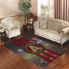 Atlanta United Fc Stripe Living Room Carpet Rugs