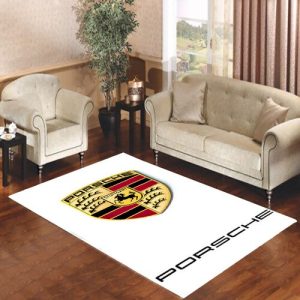 Auto Logo Porsche Living Room Carpet Rugs