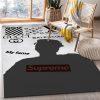 Balenciaga Ft Louis Vuitton Fashion Brand Rug Living Room Rug Floor Decor Home Decor