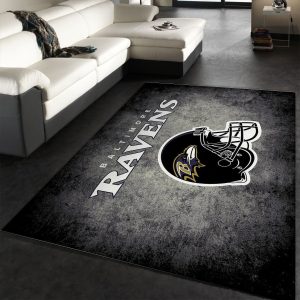 Baltimore Ravens Imperial Distressed Rug Nfl Area Rug Carpet